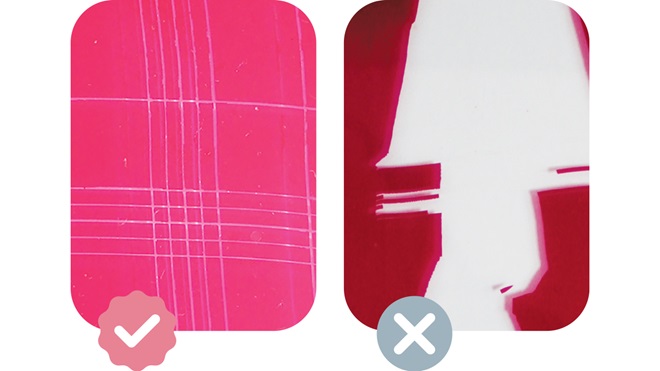 Prueba de descascarillado del esmalte de uñas